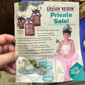 Vintage Lillian Vernon Catalog November 15, 1992